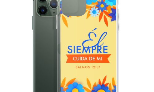 Alternative view of Él siempre cuida de mi - Salmos 121:7 - Carcasa para iPhone