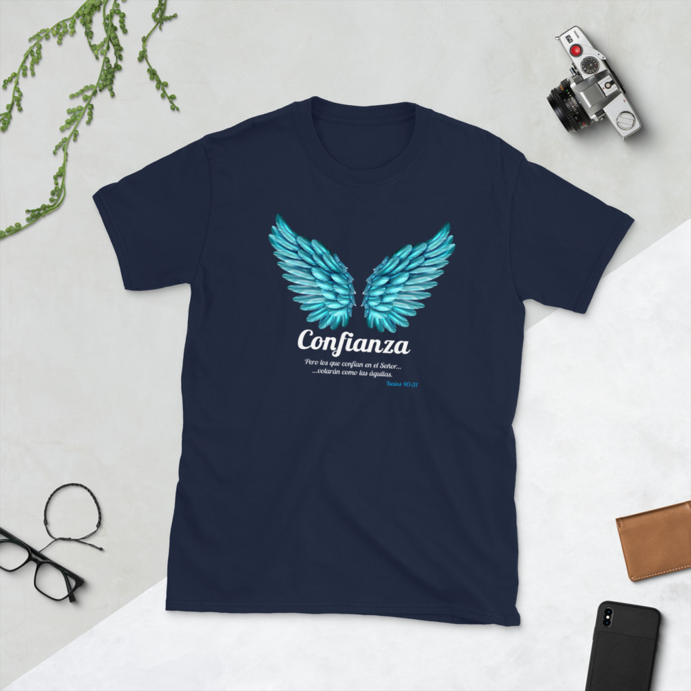Camiseta de manga corta unisex - Confianza - Isaías 40:31